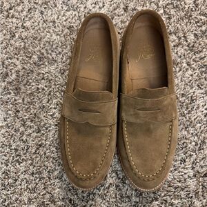 J Crew Suede Penny Loafers - SIZE 7